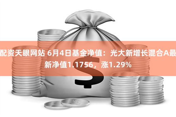 配资天眼网站 6月4日基金净值：光大新增长混合A最新净值1.1756，涨1.29%