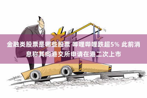 金融类股票是哪些股票 哔哩哔哩跌超5% 此前消息称其向港交所申请在港二次上市