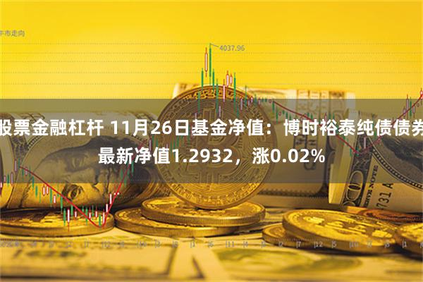 股票金融杠杆 11月26日基金净值：博时裕泰纯债债券最新净值1.2932，涨0.02%