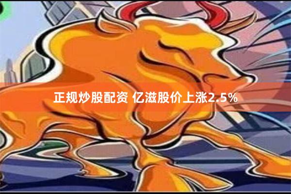 正规炒股配资 亿滋股价上涨2.5%